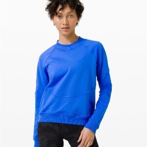 Lululemon Women’s City Sweat Long Sleeve Sweatshirt in Wild Bluebell - Size 10
